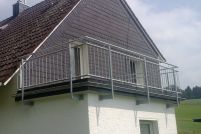 Balkongeländer mit Füllung