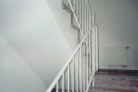 Treppengeländer lackiert